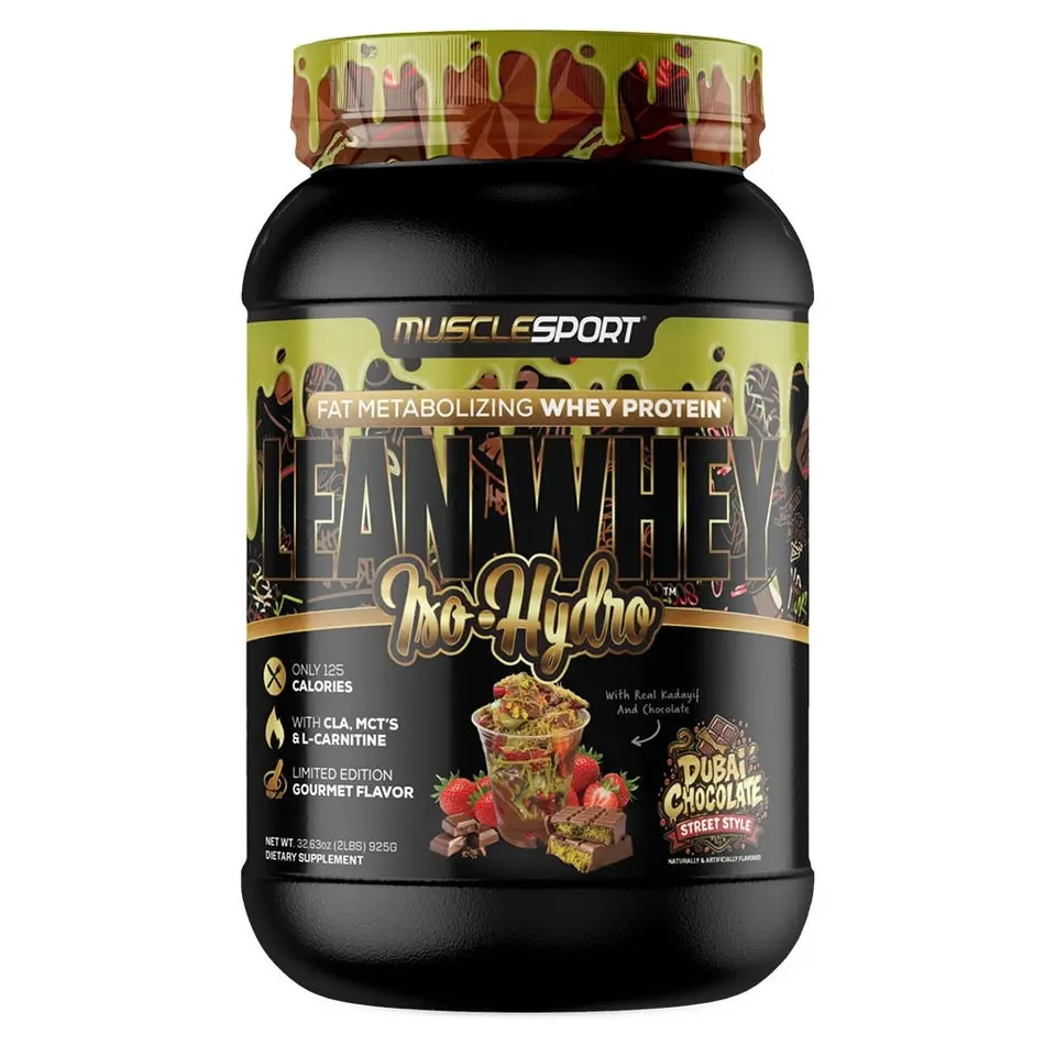 MuscleSport Whey Iso-Hydro Protein Powder (2LB) - 25g Fast-Absorb Whey, High-Protein Nutrition Supplement for Athletic Performance, Digestive Health, Body Goals & Youth, Ideal for Gym Days