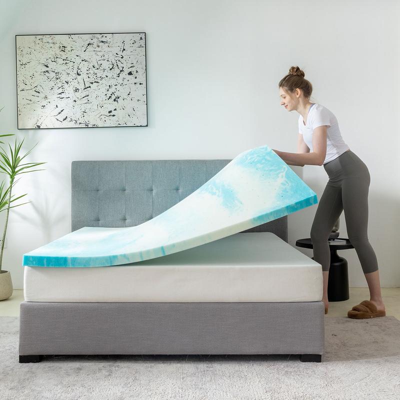AeroFusion Memory Foam Matrress Topper, Comfort Durability, Temperature Regulation, Keep Natrual Curves And Shape Pressure Points Luxurious Breathable Performance AeroFusion Memory Foam Matrress Topper, Comfort Durability, Temperature Regulation, Keep Natrual Curves And Shape Pressure Points Luxurious Breathable Performance