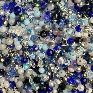 4mm Ultimate Glass Bead Mix – Multi-Shape Jewelry Making Assortment (70+ Grams)