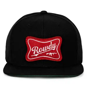 Rowdy Patch Flat Bill SnapBack Hat