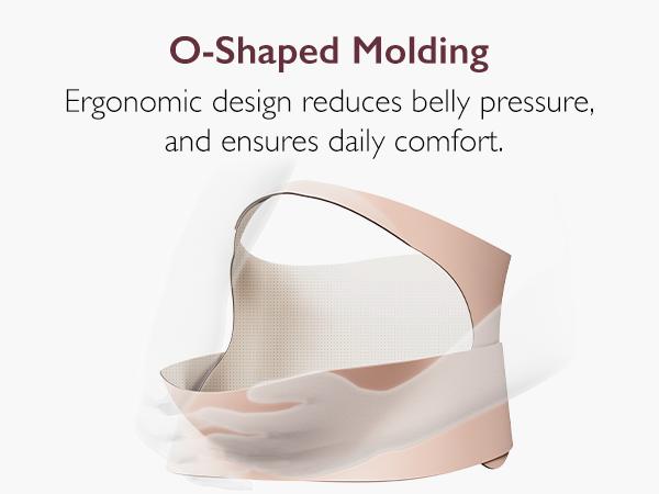 Momcozy Pregnancy Belly Band YB001 & YB002, CozySupport Ergonest Maternity Belly Band, Invisible Pregnancy Belt for Back, Abdomen, Waist,A