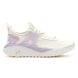 PUMA Womens Pacer 23 Transparent City Lace Up Sneakers Shoes Casual - Off White