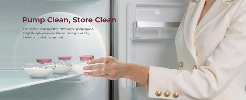 Momcozy  Breast Pump Hands Free Upgraded Mobile Flow | M9, App Discreet Control with Personalized Multi-Modes & 15 Levels, Wearable Breast Pump 24mm, 2 Pack Cozy Red