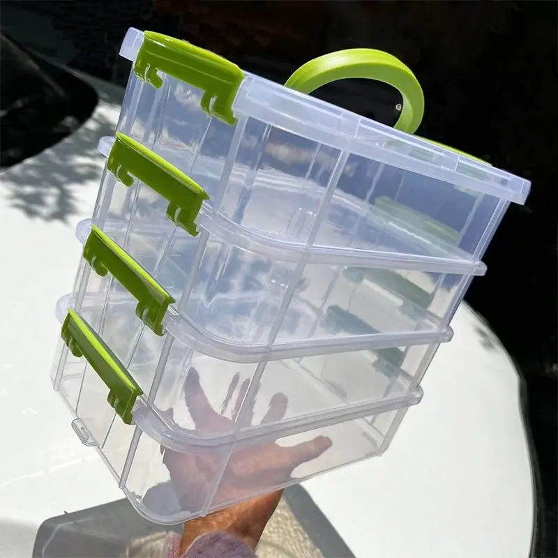 Space-Saving Lego Storage Box, Desktop Cosmetic and Stationery Organizer, Stackable Desk Makeup Box, Book and Miscellaneous Holder