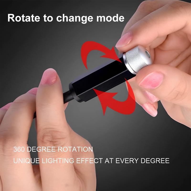 USB Star Projector Night Light, Portable Adjustable Romantic Interior Car Roof Lights, Portable Star Lamp Projector Decorations for Car, Ceiling, Bedroom