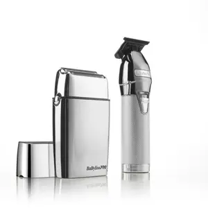 Babyliss Pro LimitedFX Silver Trimmer & Double-Foil Shaver Value Set