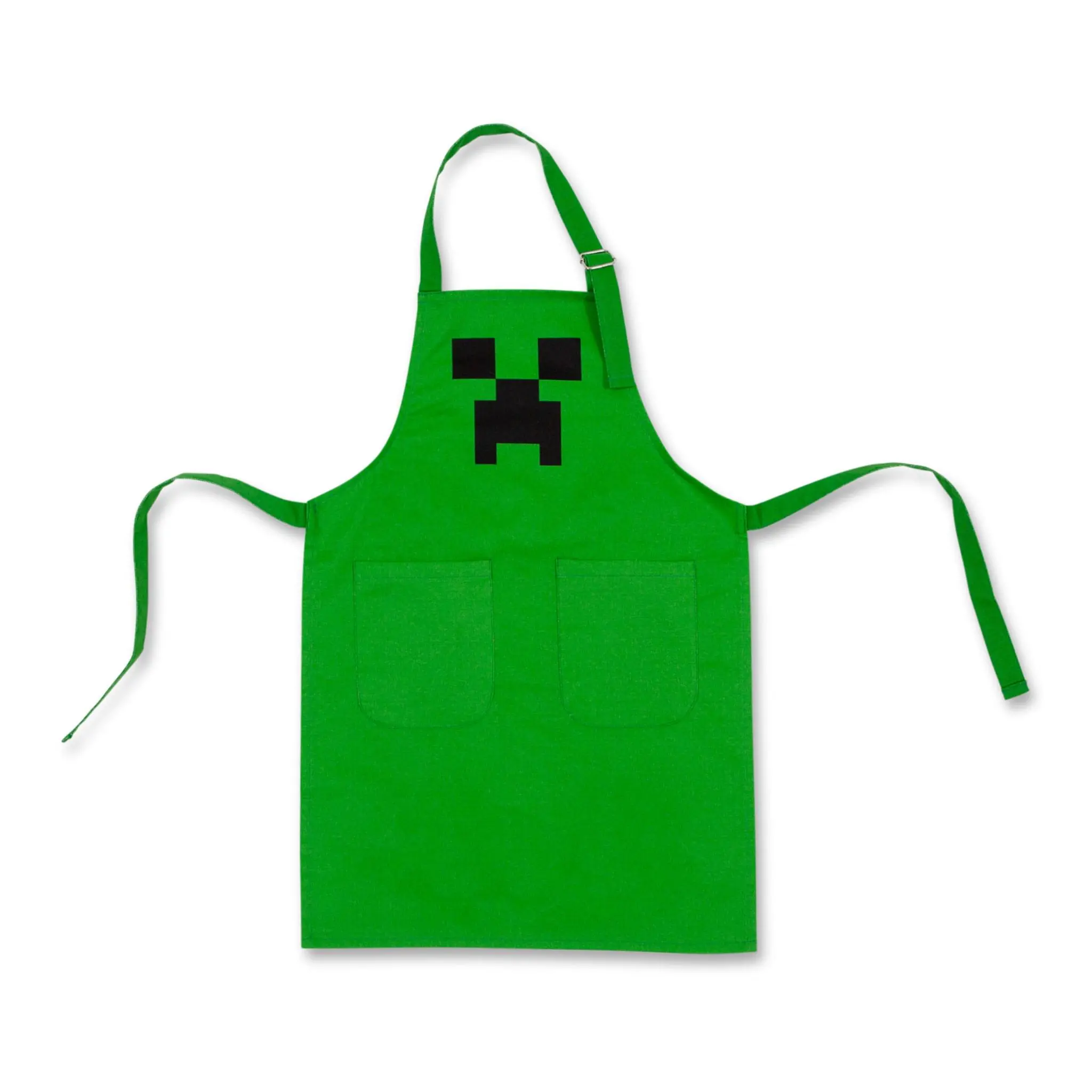 Minecraft Green Creeper Youth Easy Cleaning Novelty Cooking Apron, Kitchen Bakeware Accessory, Easy Cleaning Apron, Novelty Cooking Aprons