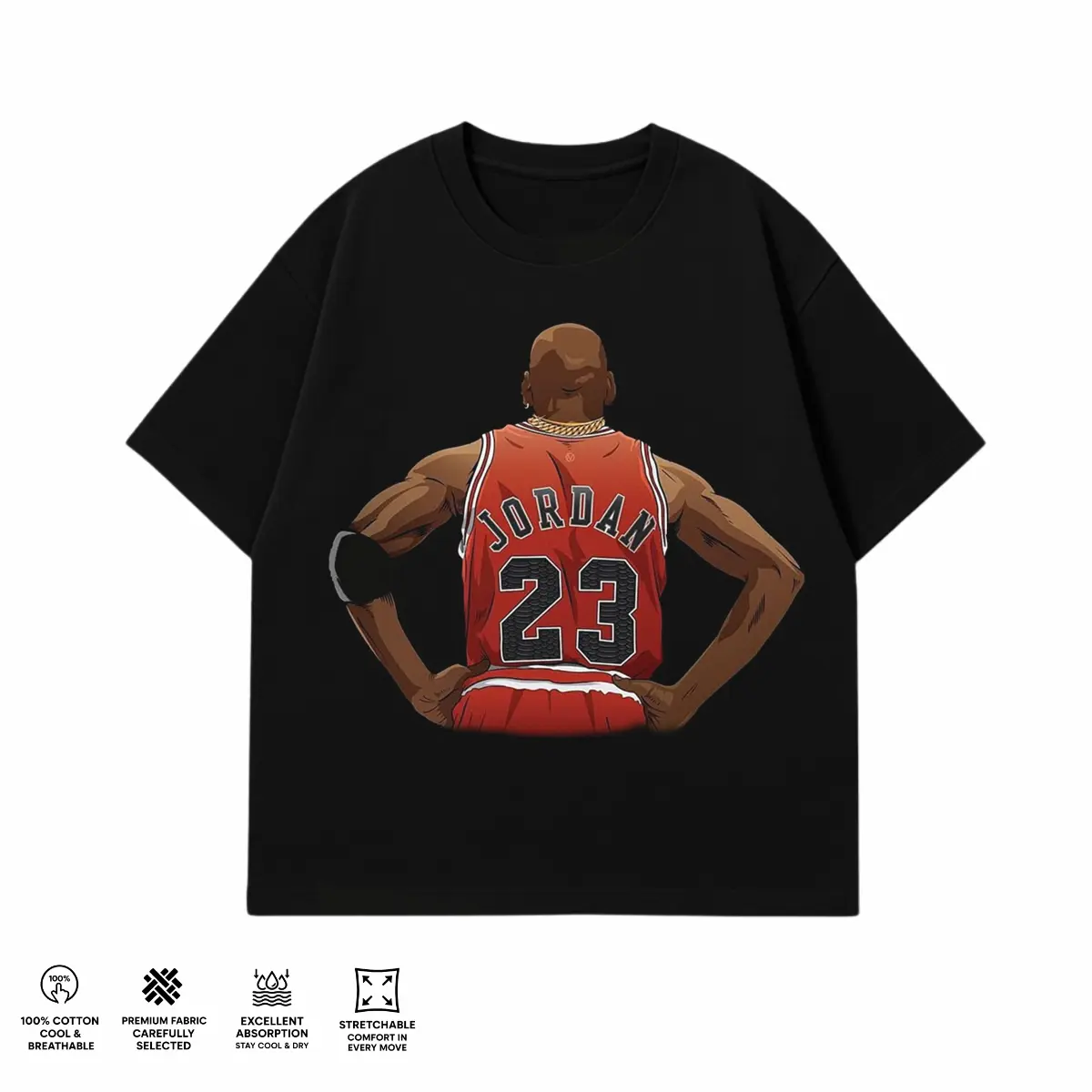 ordan 23 Shirt, Michael Jordan Vintage Basketball Tee, Retro Bulls Graphic Pepper Shirt, Basketball Shirt.