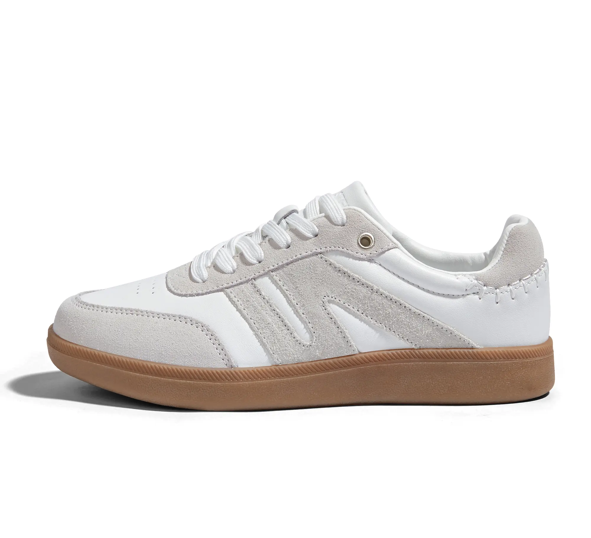LUCKY STEP Women's Classic Retro Genuine Leather Sneakers - Women's Casual Walking Shoes with Anti-Slip Gum Sole, Breathable, Comfortable, Closed Toe, Ideal for Daily Wear & Training, Women's Sneakers,summerwins tiktokshopbacktoschool