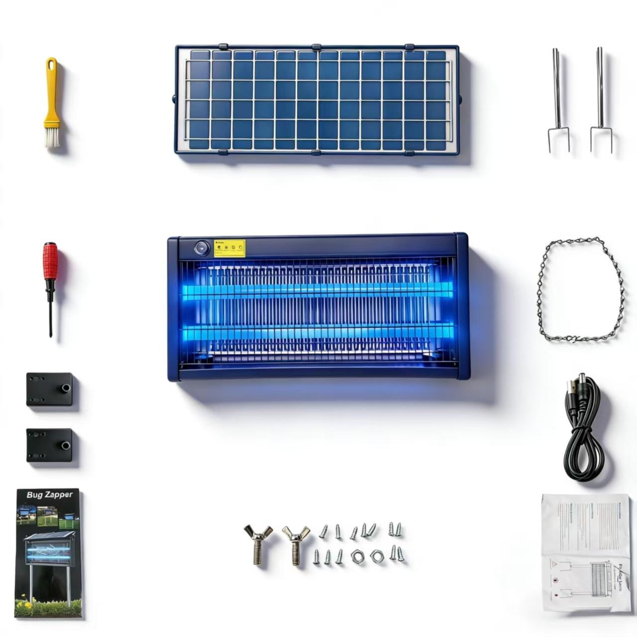 The new solar outdoor mosquito-killing lamp saves electricity and worry-free. It can be protected at any time in the countryside, courtyards, camping, fishing, and picnics. The most romantic gift to protect your family