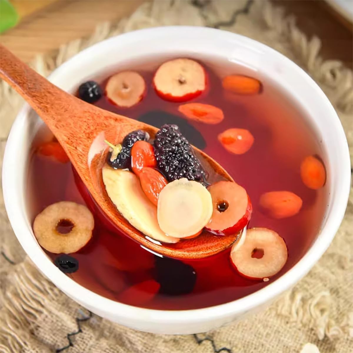 [Upgraded Formula]Kidney Tea Formula Ginseng Five Treasure Tea, Combination Scented Tea, Herbal Health Beverage