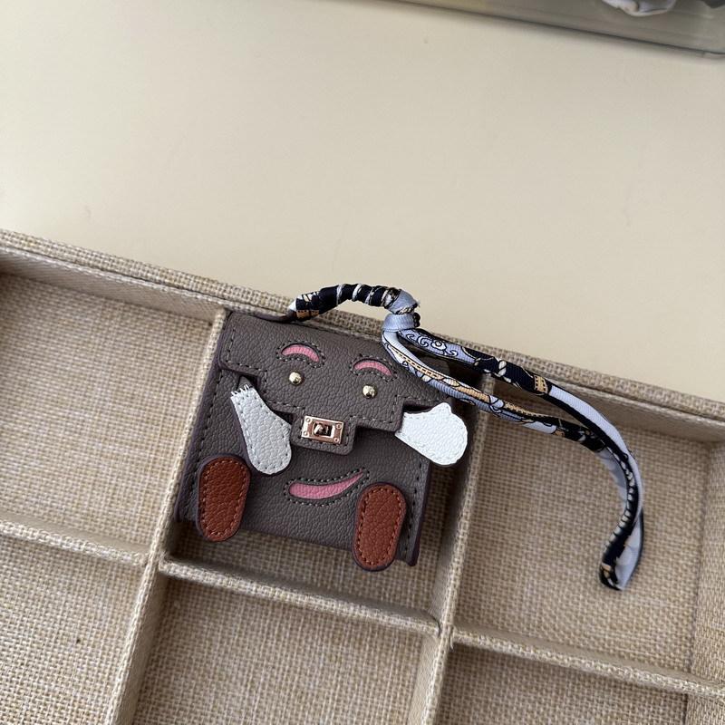 Mini Tiny PU Leather Handbag Decoration Pendant Bag For Airpods 4 3 2 Pro 2 For Galaxy Buds 3 3Pro 2 2Pro/Buds FE Headphone Case