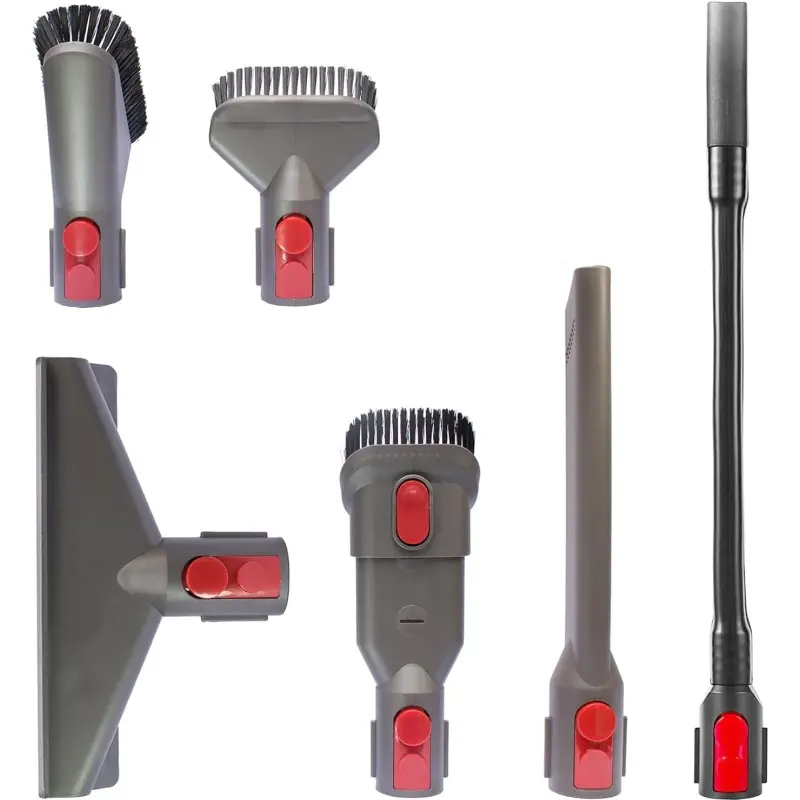 Dyson Replacement Vacuum Attachments Kit for V7, V8, V10, V11, V15 - Includes Attachment & Flexible Crevice Tool, Ideal for Car Detailing, Dryer Vent Cleaning, Easy Maintenance, Complete Kit Contents