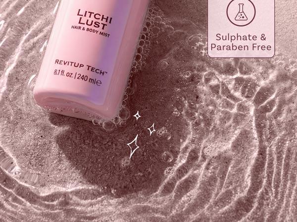 Bellavita Luxury Litchi Lust Hair & Body Mist for Women Sweet Fruity Body Spray Refreshing Hair and Body Mist Lightweight Alcohol-Free Perfume for Women 240 ML 8.12 fl oz