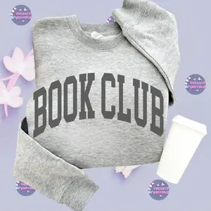 Book Club Shirt, Book Lover Gifts, Library Crewneck, Teacher Jumper Tee, Gift for Readers, Book Club Sweater, Gift for Her