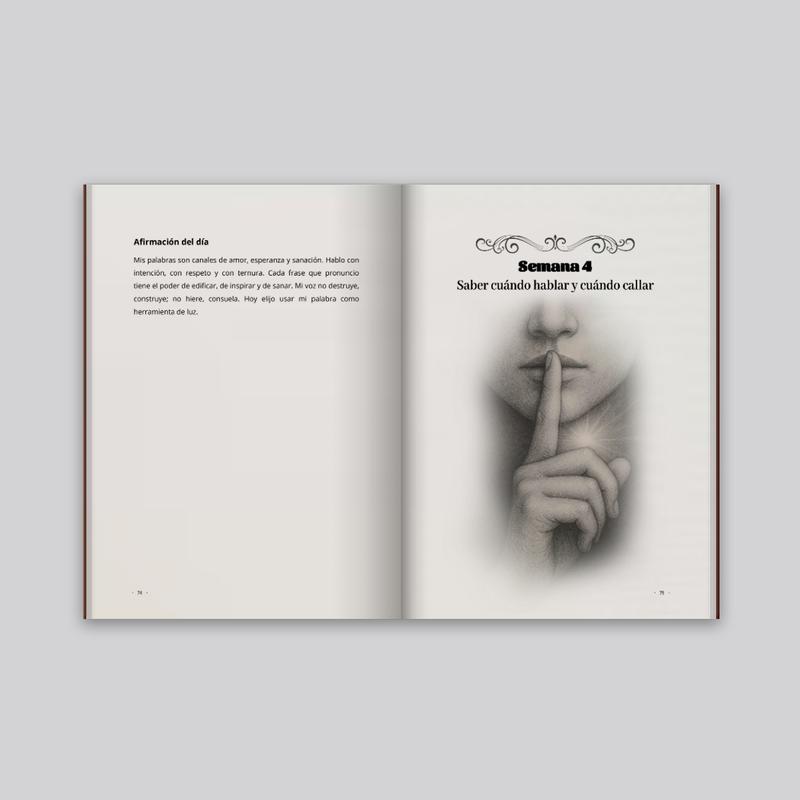 Prycken – 30-Day Dual Mastery Set: Comunicación de Alto Impacto + Mentalidad de Riqueza | Aprende Qué Decir y Cómo Pensar con Prácticas Diarias, Tareas de Reflexión y Estrategias Reales para Transformar tu Boca y tu Mente