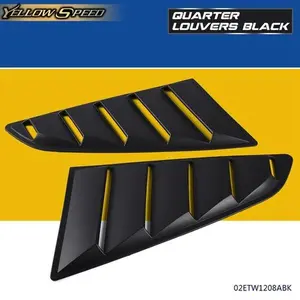 Fit For 2015-2020 Ford Mustang GT V6 Quarter 1/4 Side Window Louver Scoop Cover