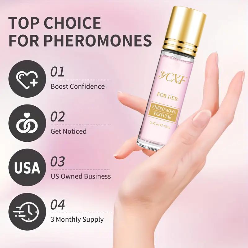 Venom Inspired Pheromone Perfume 15ml Roll On for Women Long Lasting, Fresh & Elegant. Ideal for 2026 Dating, Travel & Party ,Valentine‘s Day Fragrance Cosmetics Rose Pink Outdoorfun