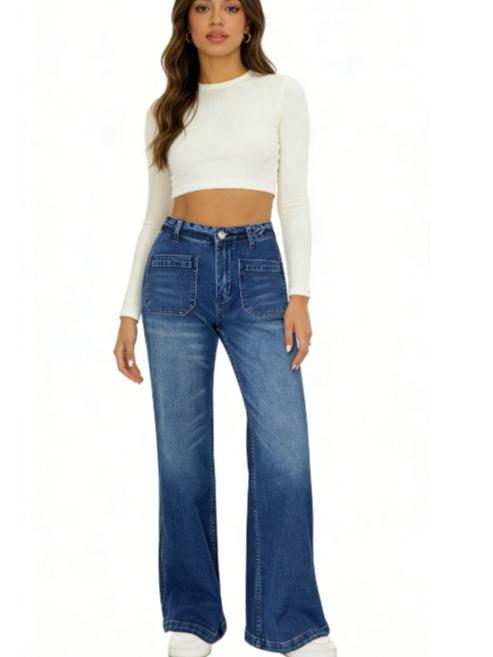 Women Wide Leg Jeans High Waist Baggy Jeans Loose Boyfriend Jeans Denim Pants Y2K