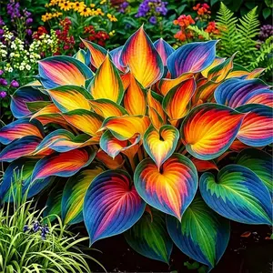 1000 PCS Hosta Seeds for Filling Garden Beds and Building Natural Outdoor Environments