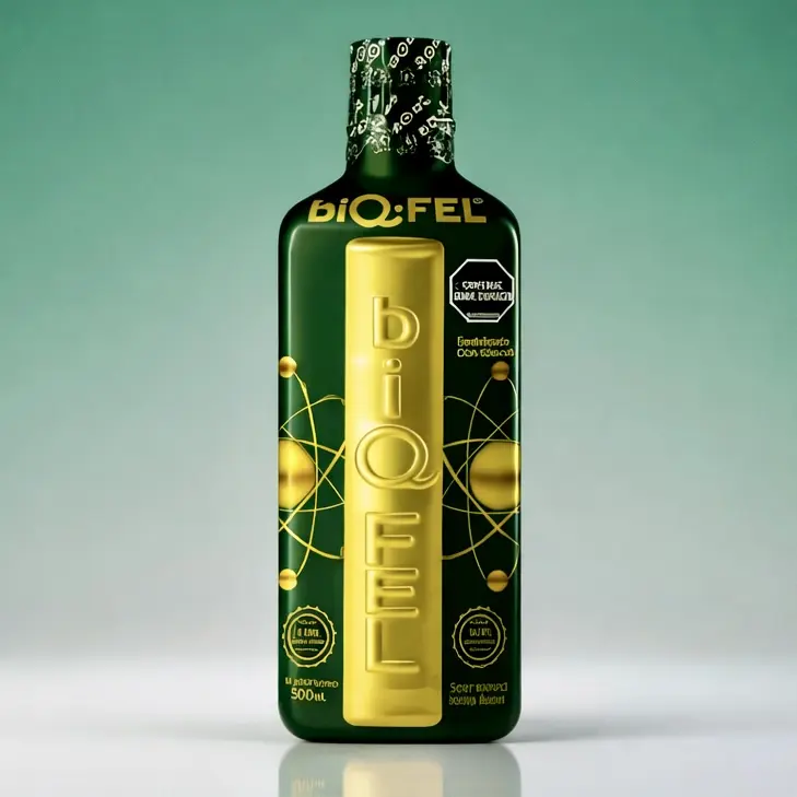 BIQ500ML Natural Energy Fitness Energy Multivitamin Supplement  with Borojo & Guarana Blend – Daily Liquid Supplement for Focus & Vitality