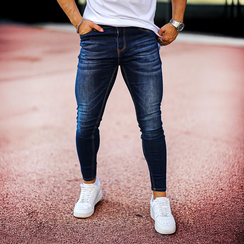 GINGTTO Men's Skinny Jeans Slim Fit Stretch Elastic Waist Jeans Pants GINGTTO Men's Skinny Jeans Slim Fit Stretch Elastic Waist Jeans Pants