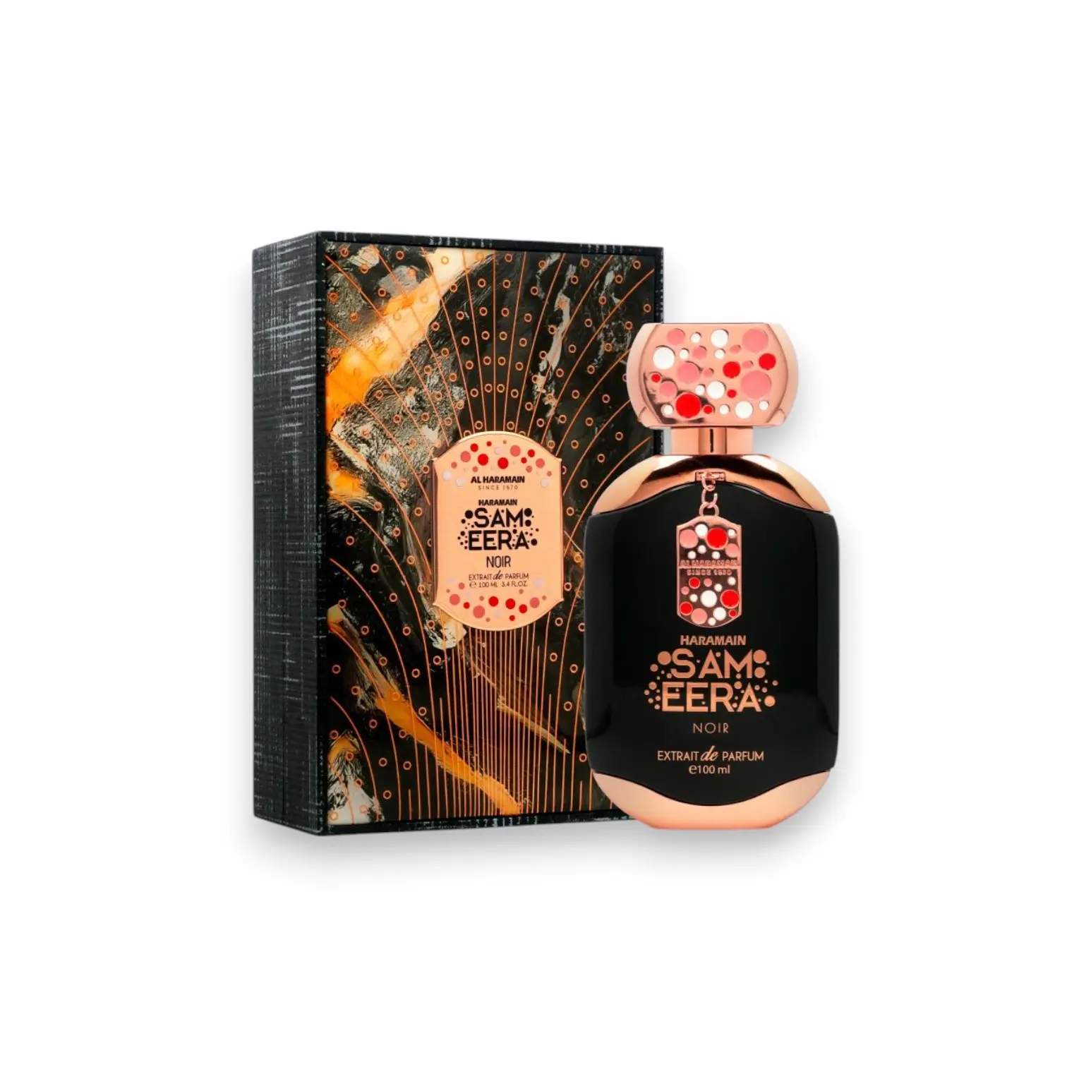 Al Haramain | Sam Eera | Noir | Unisex Fragrance | 100 ML - 3.4 OZ | Eau De Parfum | Bergamot - Calabrian Citrus & Patchouli
