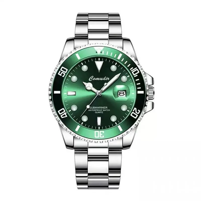 Swiss movement men's mechanical watch - Ultra-thin luxury wristwatch for both business and leisure | Genuine leather strap | 30-meter water resistance