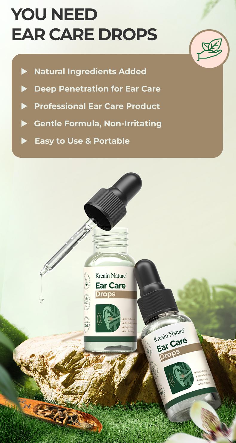 Kreain Nature 6 Meniere's Syndrome Ear Care – Contains Magnolia Biondii Bud & Carthamus Tinctorius Flower Extract to Relieve Tinnitus & Hearing Loss