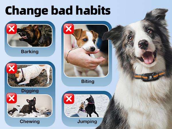 Dog Shock Collar with Remote for 5-120lbs Small Medium Large Dogs, Rechargeable 3300Ft Dog Training Collar, Waterproof e Collar with 3 Training Modes training mode #cozyvibes #petlife #fathersdaygift