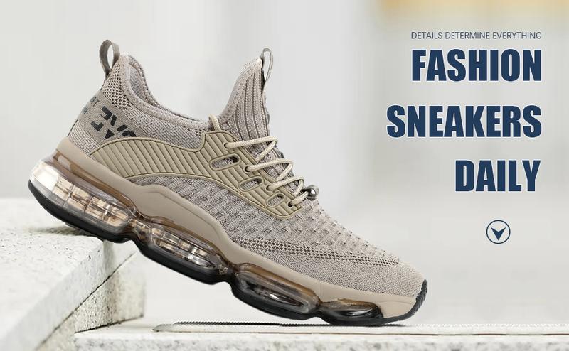 Men's Casual Lace up Low Top Running Shoes, Comfortable  Lightweight Breathable Sports Running Shoes, Perfectfor Students and Outdoor Sport Closed Runner Sneaker Walking Shoes Footwear Training Trainer Sports Shoes Outdoorfun Boy mens shoes