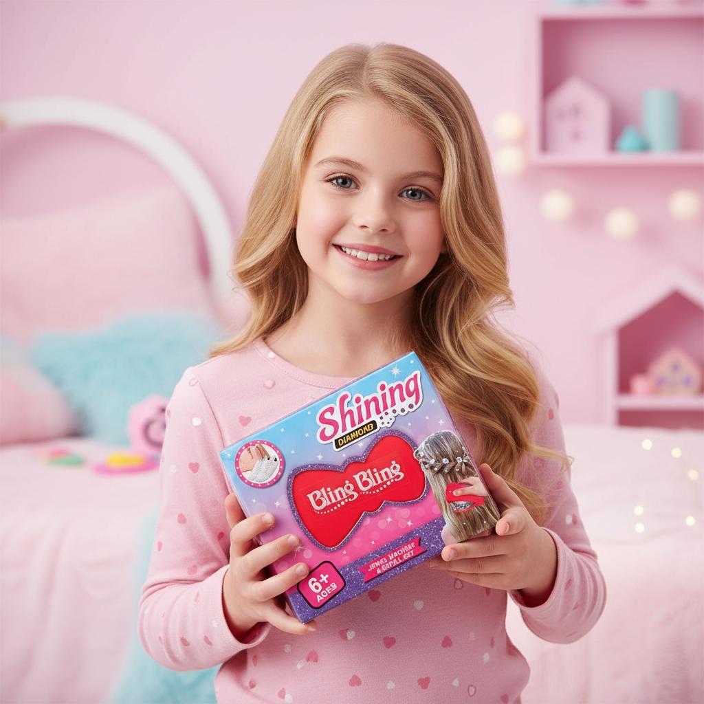 Bling Bling Glitter Gemstone Refills Pack, Accessories of Hair Gem Stamper, 180 PCS Sparkling Rhinestones , Hair Jewels Hair Machine Stamp Gems,Hair Diamonds Stapler accessories