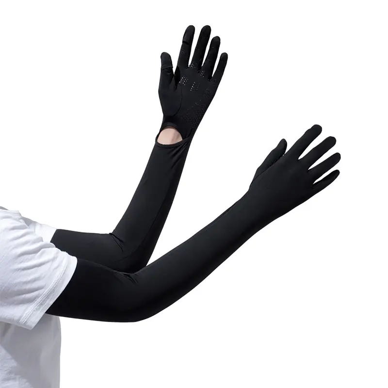Women's 1-Pair UPF 50+ UV Protection Long Touchscreen Polyester Breathable Heat-Dissipating Protective Gloves for Driving, Outdoor Sports - Outdoor Activity Gloves