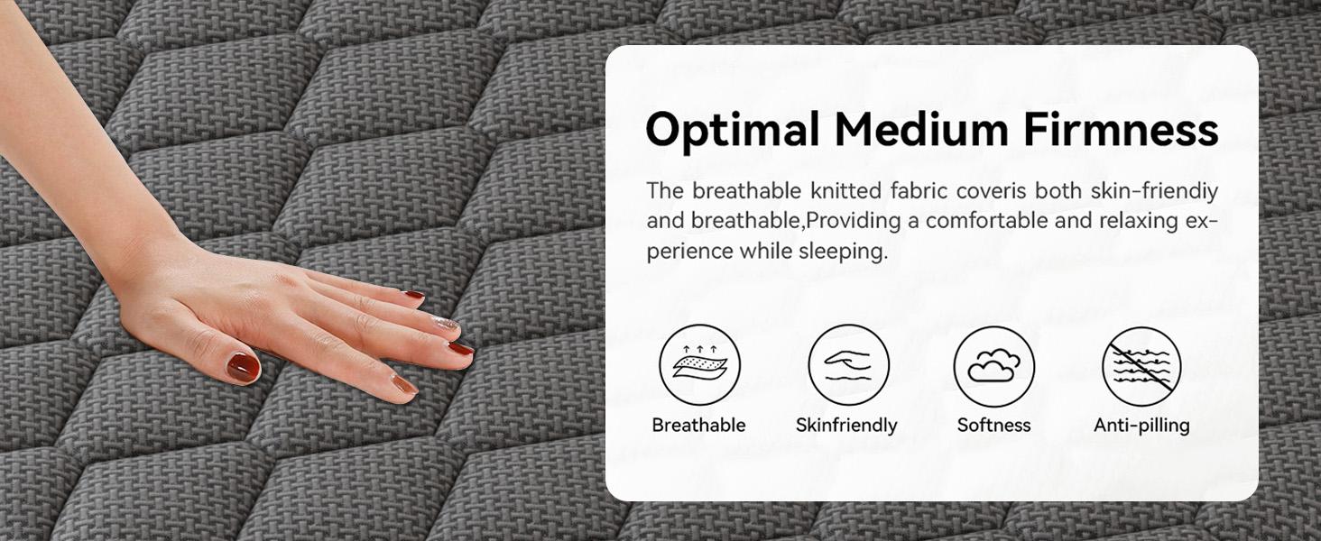 【ENSHUI】12/14 Inch Twin, Full, Queen, King Mattress Memory Foam And Spring, Hybrid MattressMedium Firmness, For Home Rooms Hotels, Boxed Halloween ChristmasGift Furniture Ergonomic queen size mattress Interior Modern 【ENSHUI】12/14 Inch Twin, Full, Queen, King Mattress Memory Foam And Spring, Hybrid MattressMedium Firmness, For Home Rooms Hotels, Boxed Halloween ChristmasGift Furniture Ergonomic queen size mattress Interior Modern