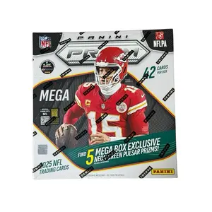 2025 Prizm Football Mega Box- Neon Green Pulsar parallel