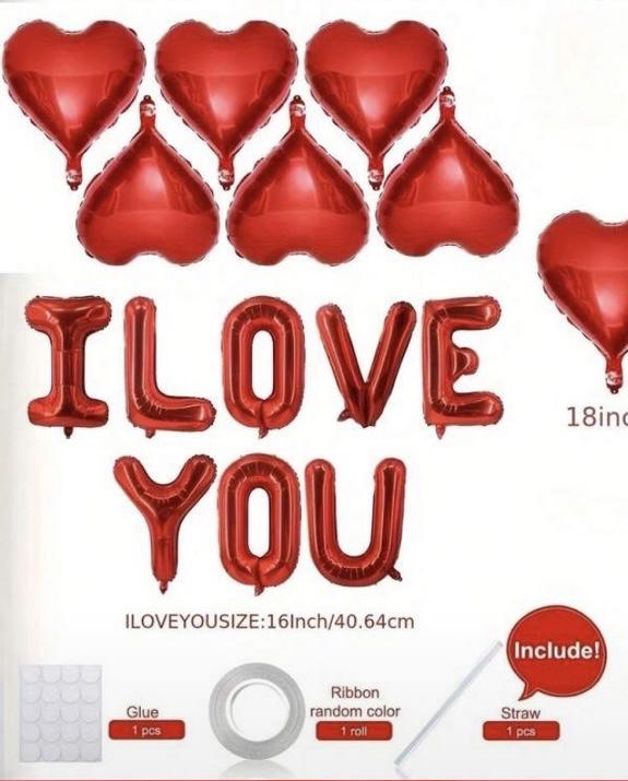 Valentines Balloon Bouquet