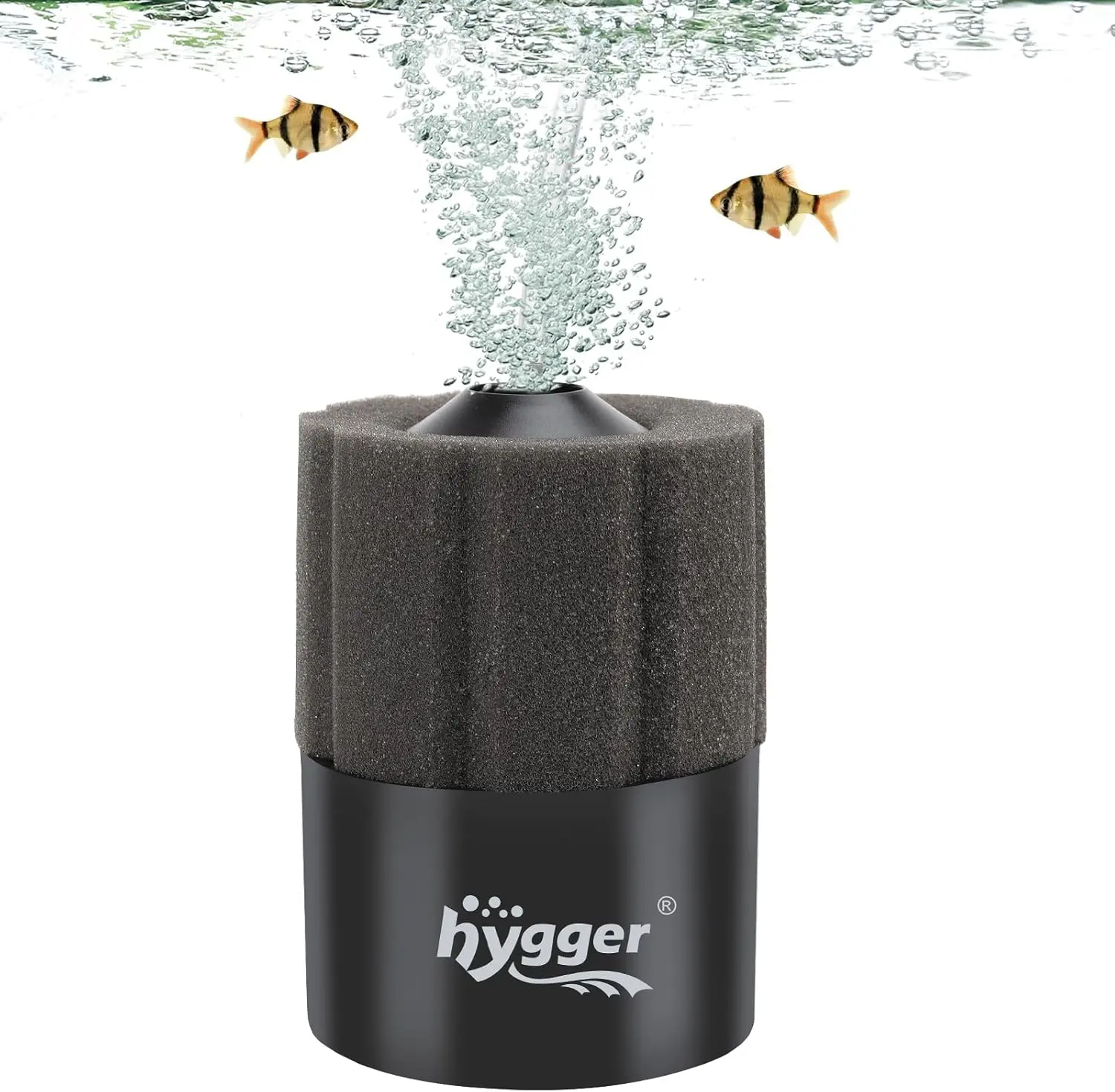 hygger Aquarium Sponge Filter with Media - 5-55 Gallon