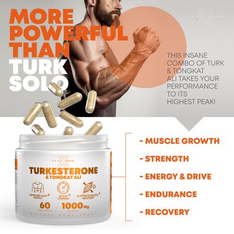 Peak Revival-X Turkesterone + Tongkat Ali + Colostrum – Testosterone, Muscle Growth & Energy Support – 60 Capsules Peak Revival-X Turkesterone + Tongkat Ali + Colostrum – Testosterone, Muscle Growth & Energy Support – 60 Capsules