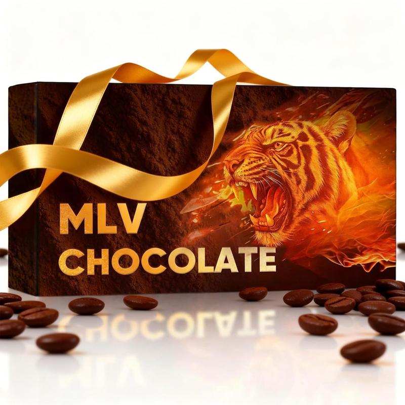 [HOT SALE 2026!!] MLV Chocolate - 8 Bars Artisan Mood-Enhancing Chocolate Bar with Natural Extracts & Cocoa Polyphenols - Supports Relaxation, Positivity & Daily Well-Being - Gluten-Free, Non-GMO