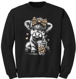 Highland Cow Sweatshirt or Tshirt (Gildan, Jerzee or Port & Co Brand)