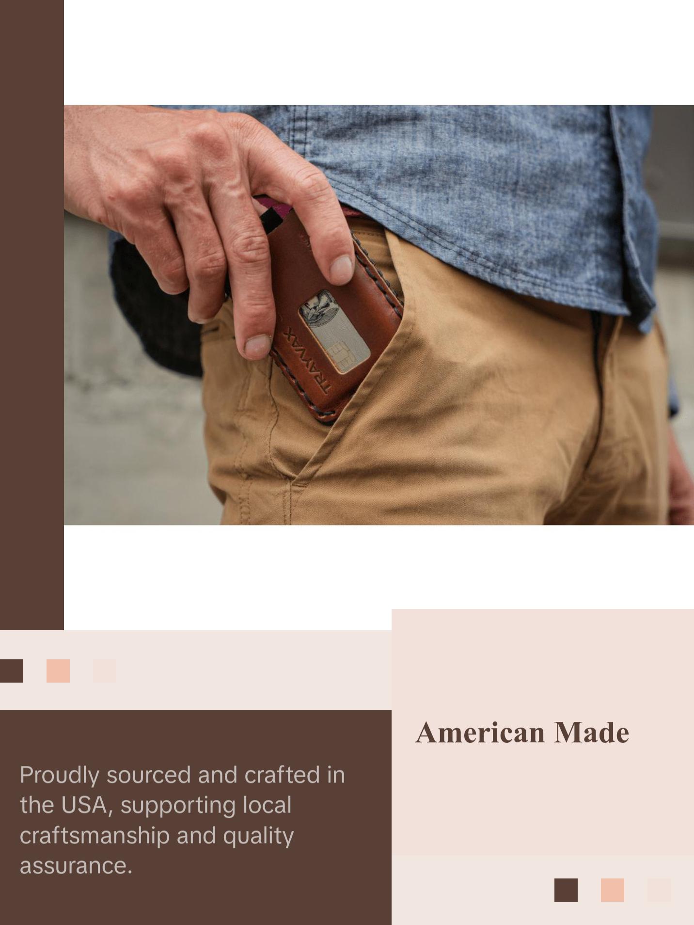 Ascent Wallet - Raw Tobacco Brown