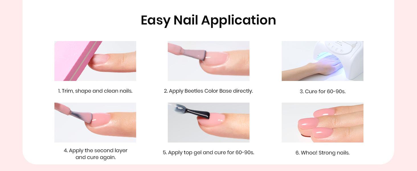 Beetles Base Color Gel Nail Polish, 6 Colors Nude Gel Polish Pink Nail Polish Peach Pink Nail Polish Neutral Sheer French Tip Base Colors Soak Off Nail Art Manicure DIY at Home Gift for Women Beetles Base Color Gel Nail Polish, 6 Colors Nude Gel Polish Pink Nail Polish Peach Pink Nail Polish Neutral Sheer French Tip Base Colors Soak Off Nail Art Manicure DIY at Home Gift for Women