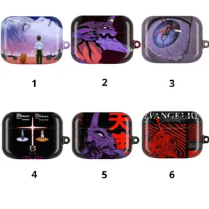 Evangelion AirPods Case, Anime Trending AirPods Case For all Airpods Gen 1 2 3 4 & Pro 1, 2, 3 Aesthetic AirPods Case Cover Protective VX3FL0