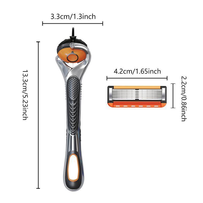 48/24-Piece Men's Razor Blade Replacement Set with Handle - Ultra Sharp Stainless Steel Blades for Smooth Shaving, Works with Standard Razor Handles, Bulk Disposable Blades Face Head Body Shaving 48/24-Piece Men's Razor Blade Replacement Set with Handle - Ultra Sharp Stainless Steel Blades for Smooth Shaving, Works with Standard Razor Handles, Bulk Disposable Blades Face Head Body Shaving