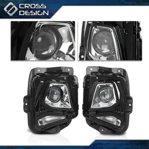 CROSSDESIGN Projector Headlights Lamp Left Right Fit For 19-21 Chevy Blazer HID Xenon Models