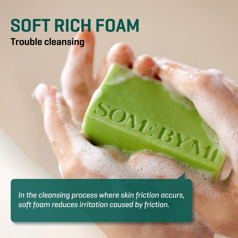 AHA BHA PHA 30 Days Miracle Cleansing Bar 106g - Mild Exfoliating Face&Body Soap - Tea Tree Soap for Sensitive Skin - Korean Skin care