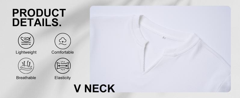 3-Pack Elencoco Mens V-Neck Longline Ribbed Tee Shirts  Long Sleeve Muscle T Shirts Casual,Tiktok shop deals,Gifts for him,Valentines day outfit