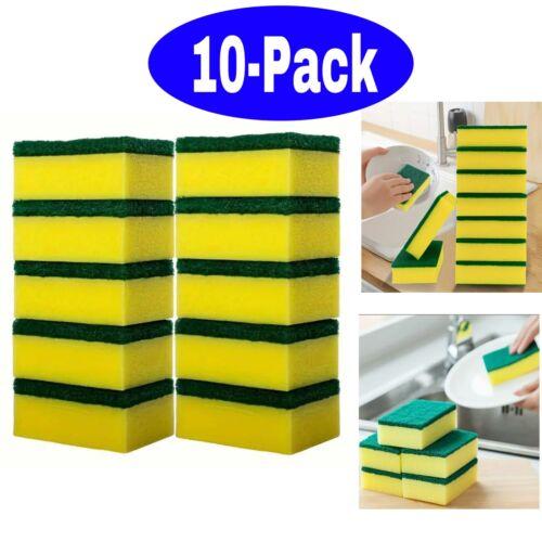 10 pcs Kitchen Cleaning Sponge Multi Purpose Dish Cleaning Sponge Scouring Pads