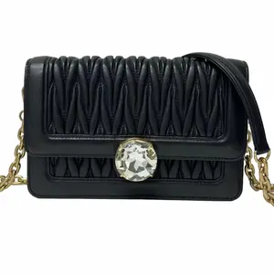 Pre-owned miumiu . Shoulder Bags Miu Miu Solitaire Matelassé Leather Shoulder Bag