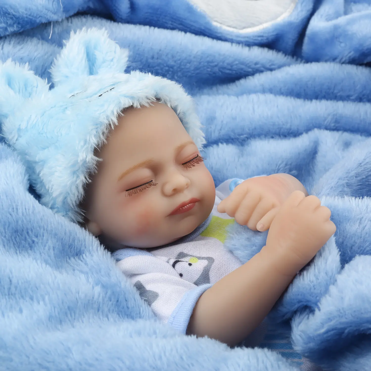 #Summervibes [WOOROY] Reborn Baby Doll Clearance - 10 In Mini Baby Doll with full vinyl Body, Sleeping Eyes, Perfect Christmas & Birthday Gift for Kids 3+